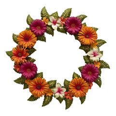 Obraz premium wreath of flowers