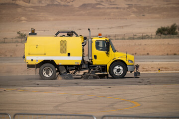 Runway Sweeper at KSA Airshow