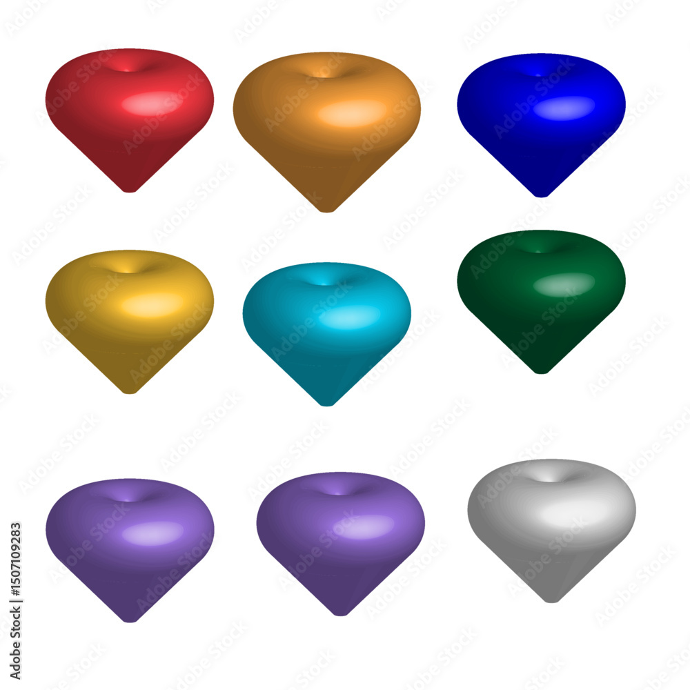 Poster buttons for web vector