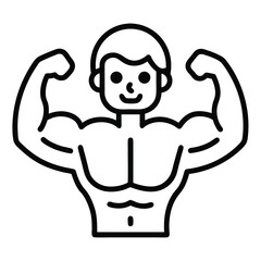 strong-human-isolated-icon--simple-element-illustr.eps