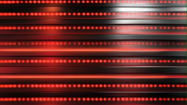 Future Glowing red Tech Interface Frame