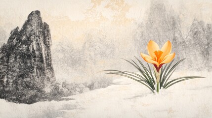 Asian inspired landscape