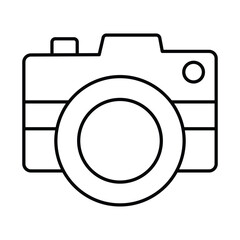 Digital Photo Frame thinline icon, vector, pixel perfect, illustrator file 
