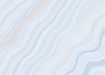 Abstract Pastel Blue Marble Background with Wavy Lines