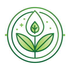 Nature icon vector