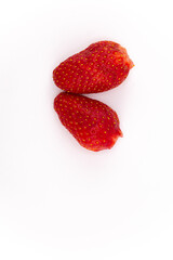 This delightful close-up features fresh strawberries, evoking feelings of natural sweetness and healthy indulgence. Ideal for food, healthy eating, or agricultural content