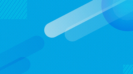 Abstract blue background geometric shapes design