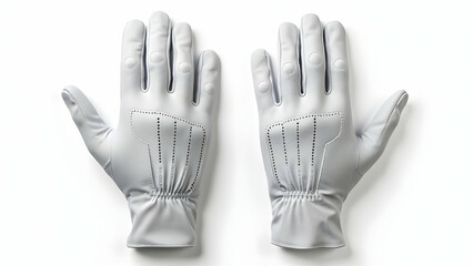 Obraz premium Ventilated Airflow Golf Gloves: Complete Front and Back View Presentation