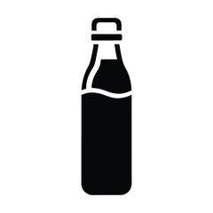 Bottle or Cold drinks vector on white background