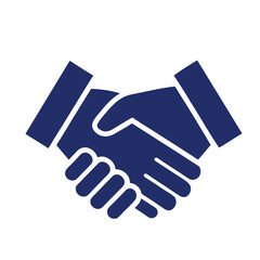 Handshake icon vector