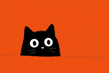 vector illustration of a cat