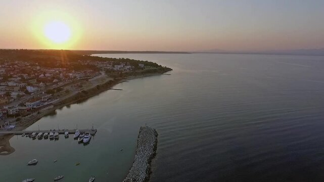 Stunning Kassandra Coastline Near Nea Fokea, Chalkidiki, Greece