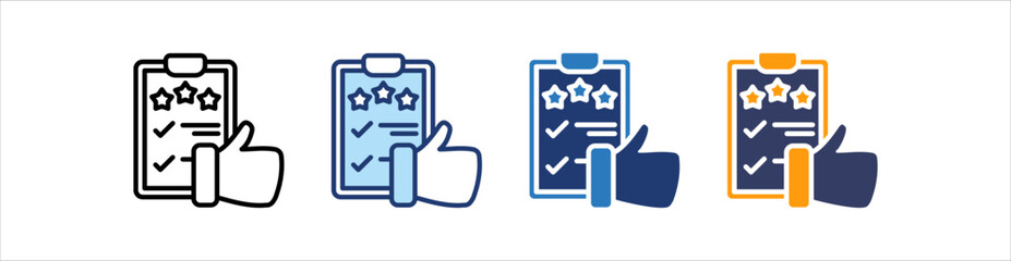 Feedback Icon Set Multiple Style Collection