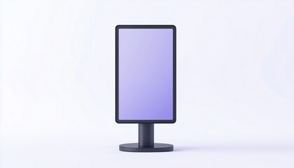 Digital Stand-Up Poster Sign: A Modern Way To Display Information And Advertisements In A Sleek And Space-Saving Design. Perfect For Any Business.