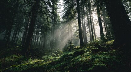 Fototapeta premium morning in the forest