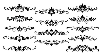 set of decorative elements for design