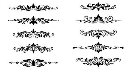 set of decorative elements for design