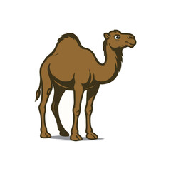 vector illustration of camel.
