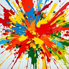abstract colorful oil color splash background