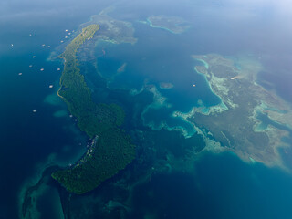 Tropical Long Island Sunrise Aerial