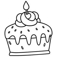 chocolate cake with cream