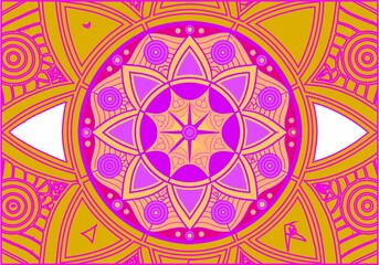 ornamental round pattern