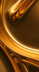 Abstract gold liquid swirl background texture