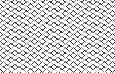 Fototapeta premium chain link fence repeat art