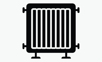 Radiator Icon Silhouette