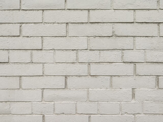 Textured white brick wall, stone background for mockups of paintings, posters, and text.
