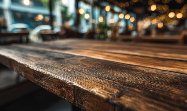wmpty wooden table