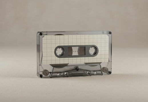 Vintage Cassette Label Mockup