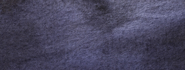 Watercolor dark blue background, macro fragment abstract hand drawn painting with paper texture and gradient for design