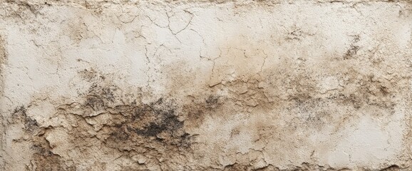 Obraz premium Aged, cracked wall texture with mold stains.