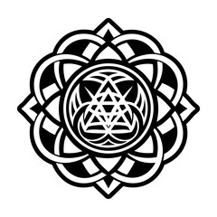 A filled style icon of healing aura