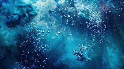 Dive into Serenity: A Mesmerizing Blue Ocean Odyssey &ndash; Captivating Visuals for Tranquil Spaces, Coastal Themes, and Oceanic Inspirations