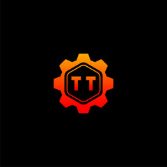 TT Initials Tech Logo Vector Art  Icons  and Graphics