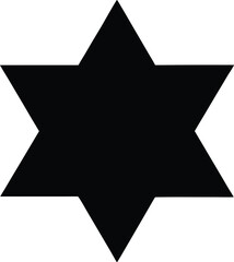 Obraz premium black star icon