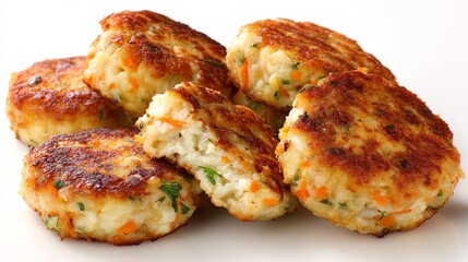 Delicious Crab Cakes on White Plate