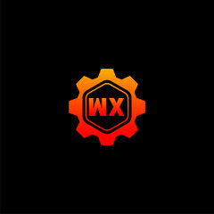 WX Initials Tech Logo Vector Art  Icons  and Graphics