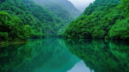 High-Definition Green Natural Scenery Background Images: Modern, Serene, and Visually Appealing for Creative Projects