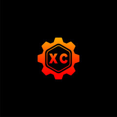 XC Initials Tech Logo Vector Art  Icons  and Graphics