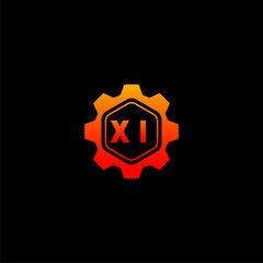 XI Initials Tech Logo Vector Art  Icons  and Graphics