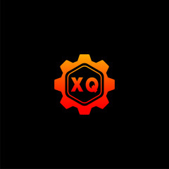 XQ Initials Tech Logo Vector Art  Icons  and Graphics