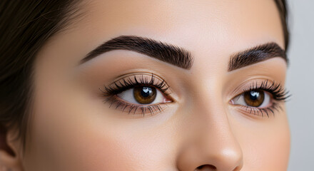 Fototapeta premium Perfect Eyebrow Shaping: A Guide to Achieving Defined Arches