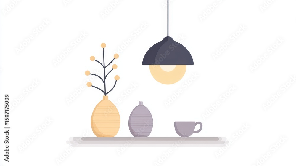 Poster thin line business vector icon in 3d minimal style, clean and isolated on white with soft lighting