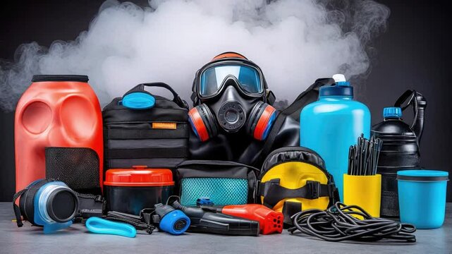 Comprehensive Collection of Safety Gear and Equipment for Hazardous Environments and Emergency Situations