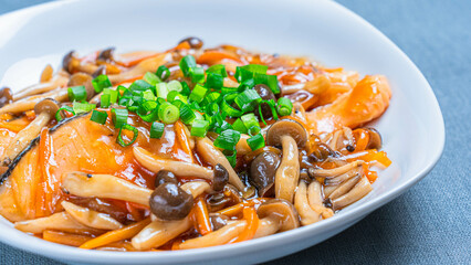 鮭の和風あんかけ煮