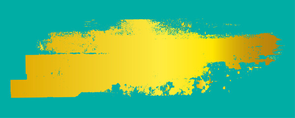 Yellow hand painted brush stroke background