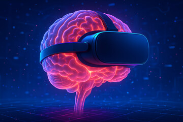 Brain and Virtual Reality, Neural Technology Concept